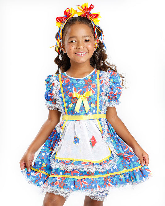 VESTIDO JUNINO BRANDY- INFANTIL