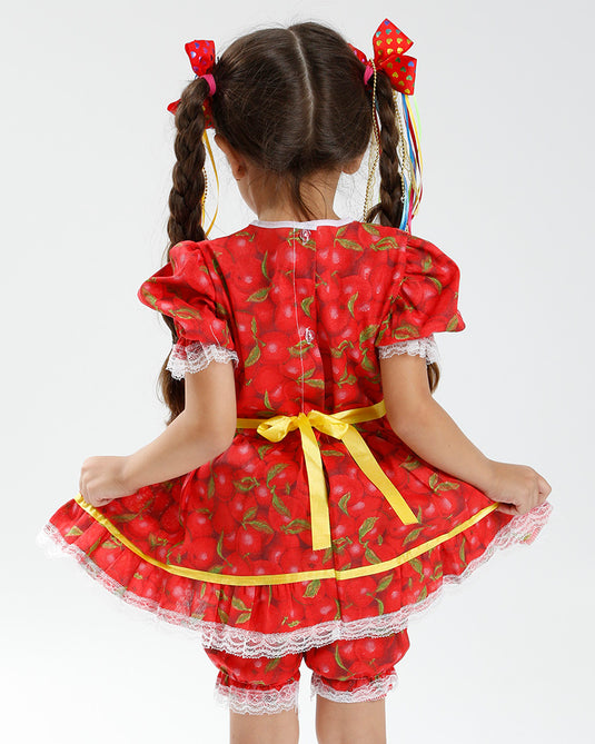 VESTIDO JUNINO BRICY- INFANTIL