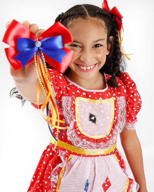 VESTIDO JUNINO BRIGITE- INFANTIL