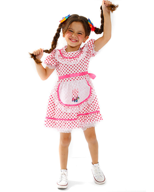 VESTIDO JUNINO BRITA- INFANTIL