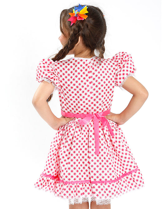 VESTIDO JUNINO BRITA- INFANTIL