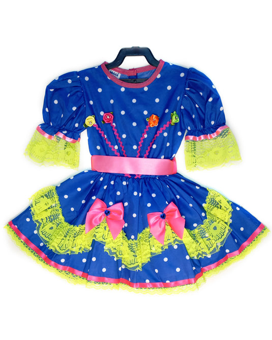 VESTIDO JUNINO CAJUZINHO INFANTIL