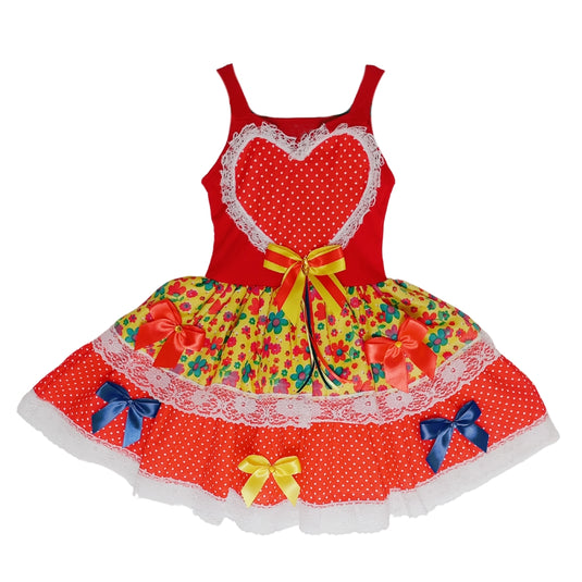 VESTIDO JUNINO AFRODITE- BEBÊ