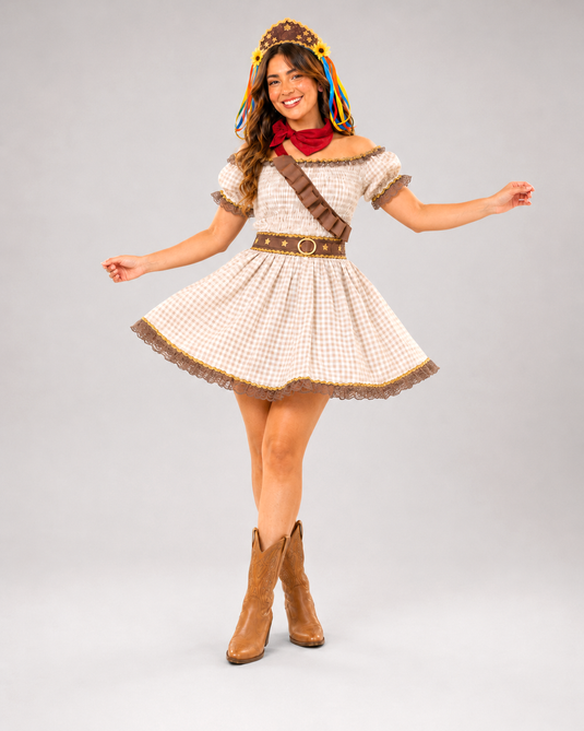 Vestido Maria Moça -C9384