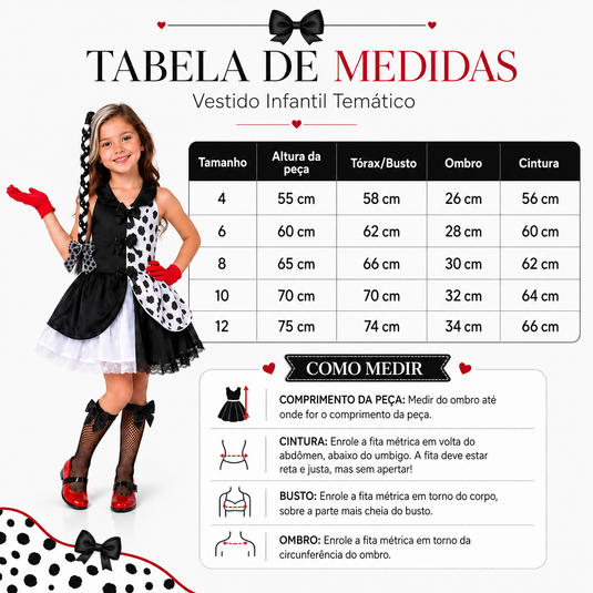 Fantasia Cruelita Infantil H174