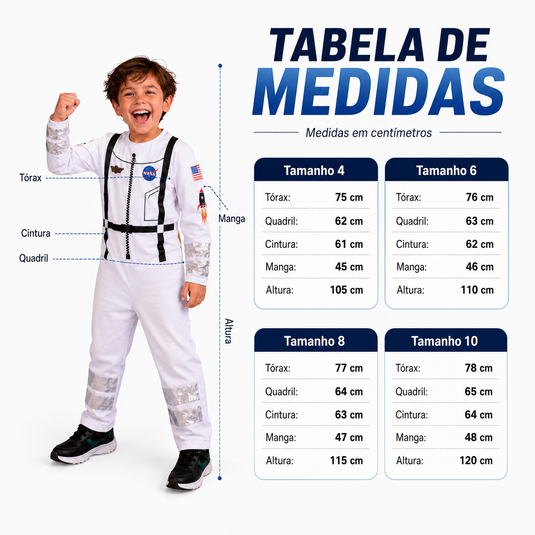 FANTASIA ASTRONAUTA INFANTIL - C3073