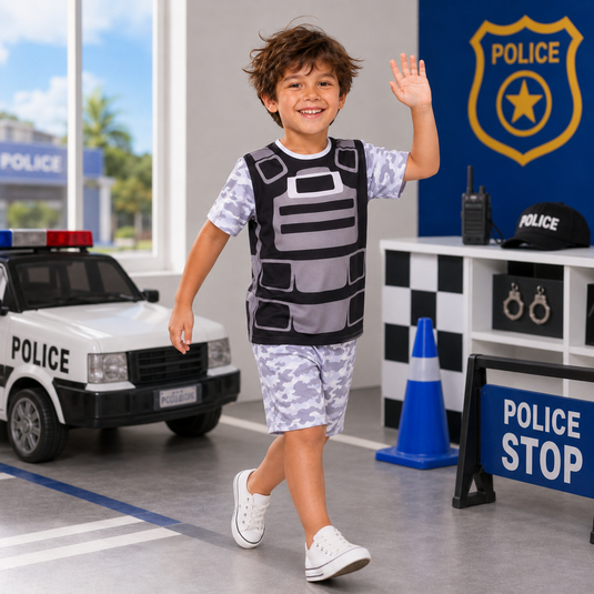 FANTASIA POLICIAL TATICO INFANTIL - C303