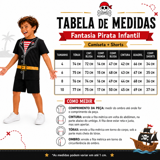 FANTASIA PIRATA DRAKE - C339