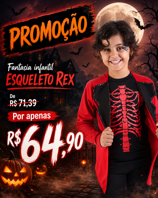 FANTASIA ESQUELETO REX  - H515