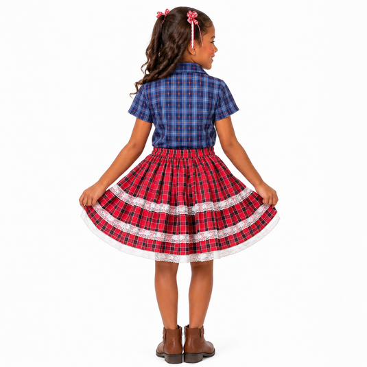 Pacote Saia 3 Babados C/10 -379,90