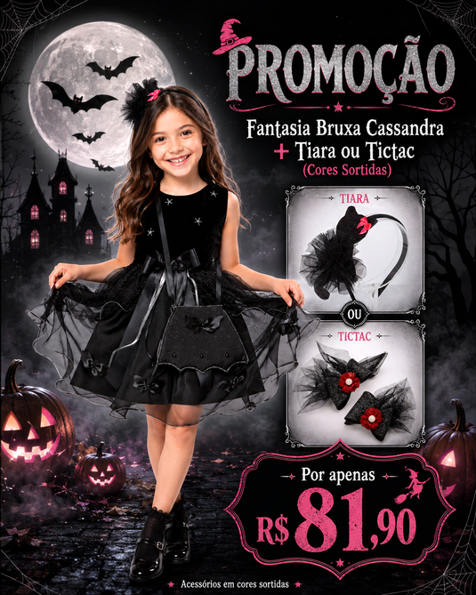 Fantasia Bruxa Cassandra