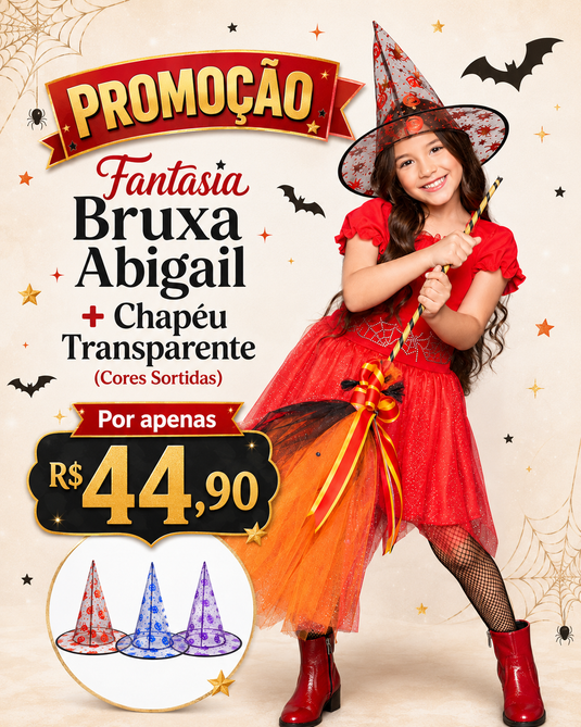 FANTASIA BRUXA ABIGAIL - H046