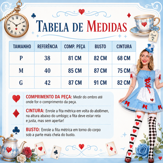 FANTASIA ALICE FUNNY ADULTO- C97536