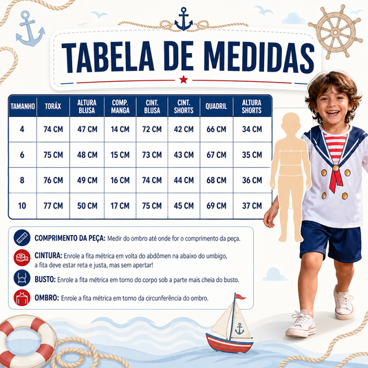 FANTASIA MARINHEIRO CLIPPER - C344