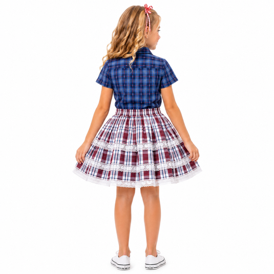 Pacote Saia 3 Babados C/10 -379,90