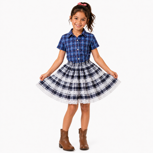Pacote Saia 3 Babados C/10 -379,90
