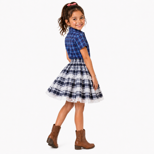 Pacote Saia 3 Babados C/10 -379,90
