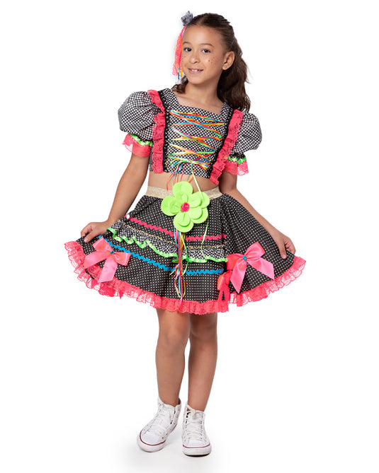 CONJUNTO CROPPED JUNINO LAIS - J2109
