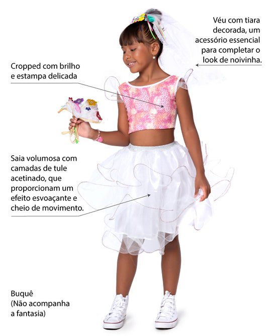 CONJUNTO CROPPED JUNINO NOIVA TERESA - J1795