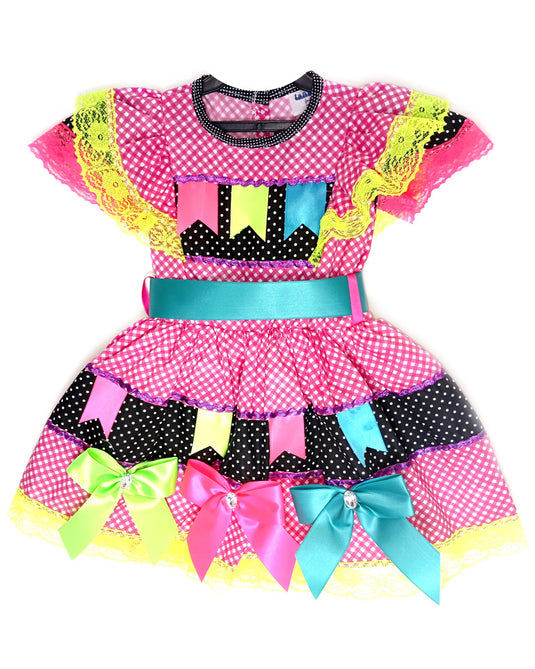 VESTIDO JUNINO COQUINHO- INFANTIL