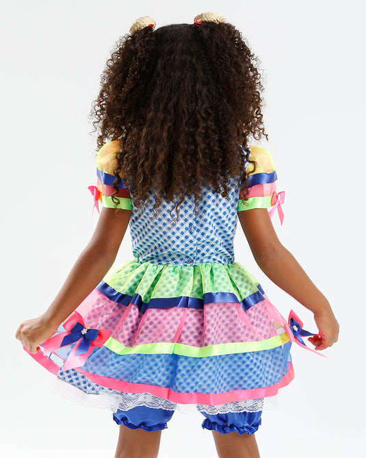 VESTIDO JUNINO BOMBOM- INFANTIL