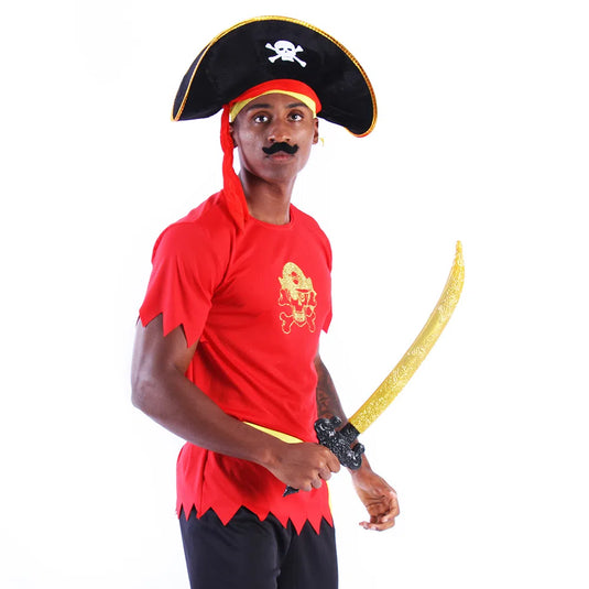 Fantasia Pirata Masculino Adulto Tamanho M