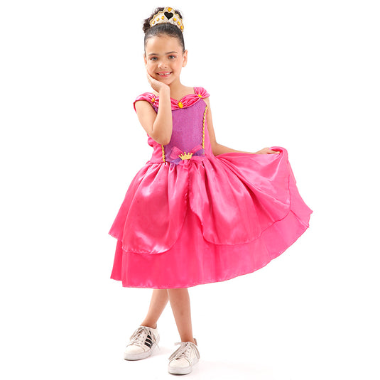 PRINCESA GALLY-ROSA C/LILÁS-INFANTIL