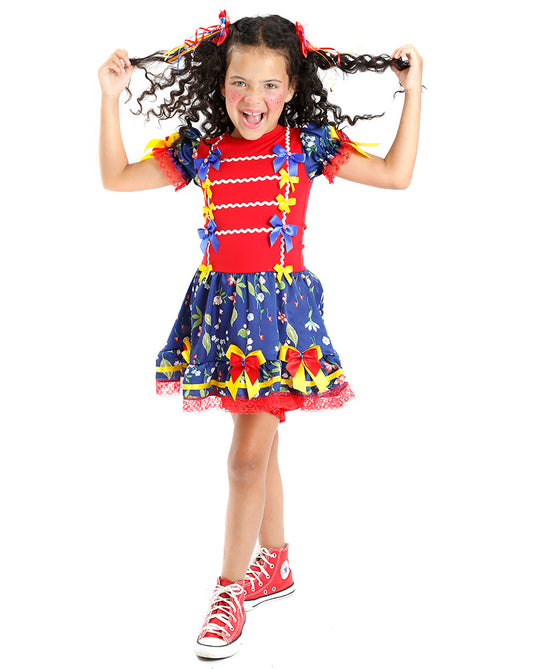 VESTIDO JUNINO MARIA ARLETE- INFANTIL