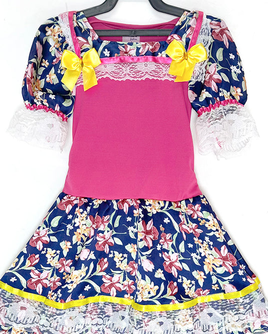 VESTIDO JUNINO MARIA ALINE- INFANTIL