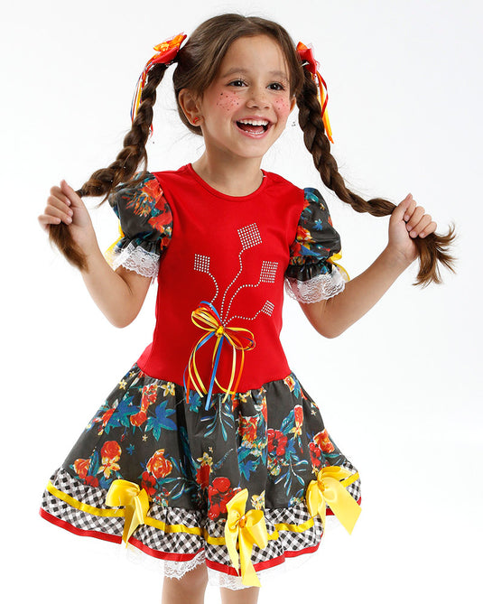 VESTIDO JUNINO NADINE- INFANTIL