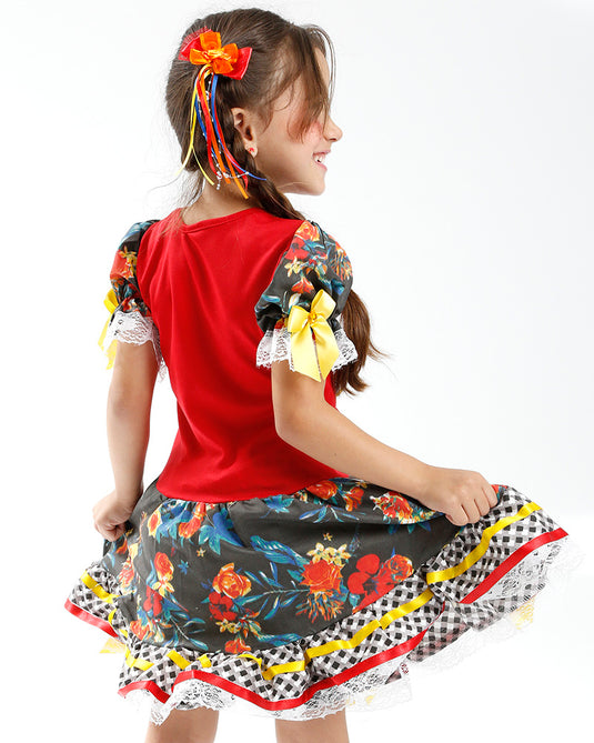 VESTIDO JUNINO NADINE- INFANTIL