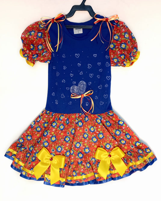 VESTIDO JUNINO NAOMI- INFANTIL