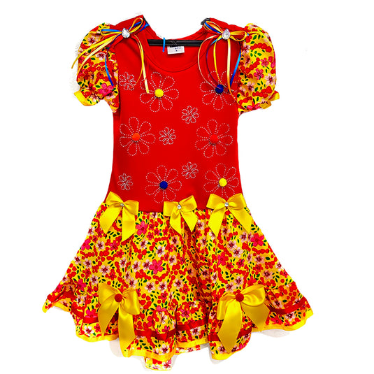 VESTIDO JUNINO NATALIA- INFANTIL