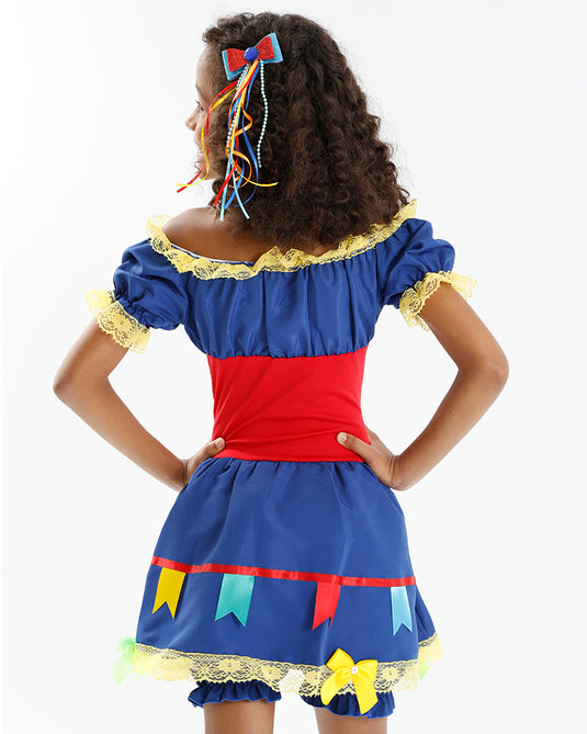 VESTIDO JUNINO RAIKA- INFANTIL