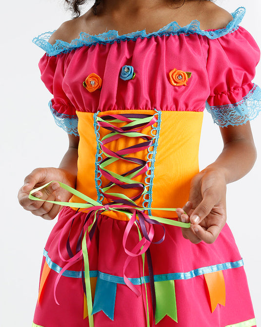 VESTIDO JUNINO RAIKA- INFANTIL