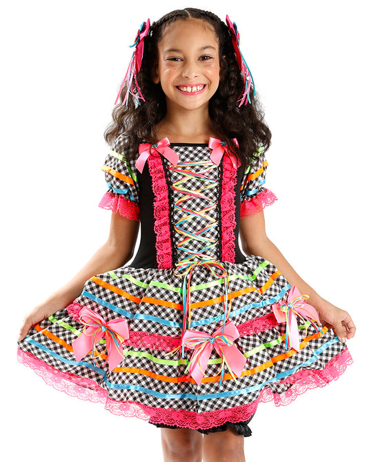 VESTIDO JUNINO ROSALIA- INFANTIL