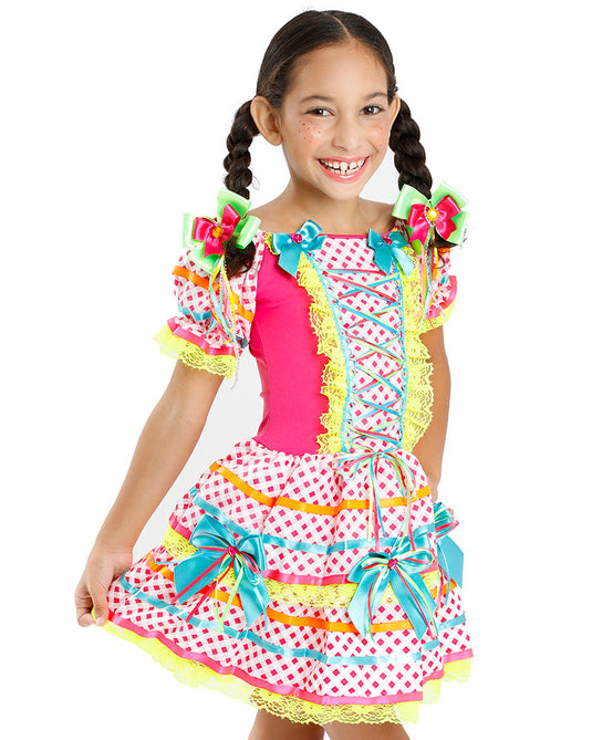 VESTIDO JUNINO ROSALIA- INFANTIL