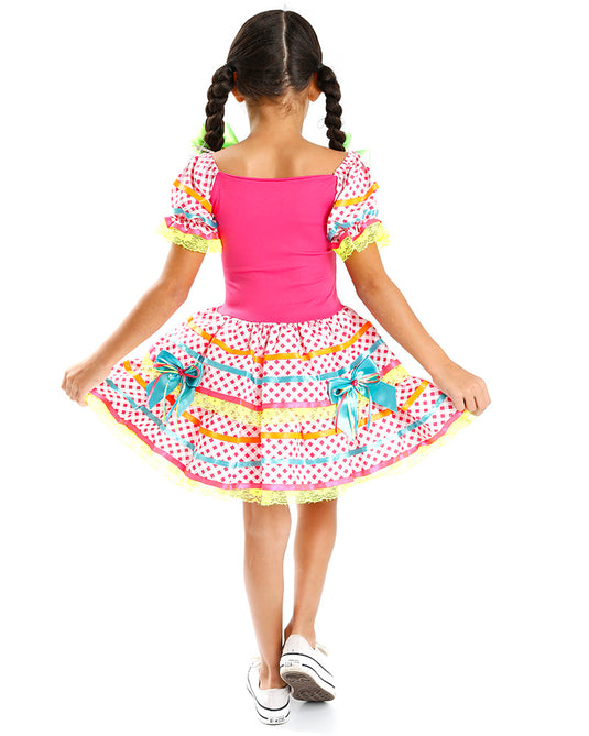 VESTIDO JUNINO ROSALIA- INFANTIL