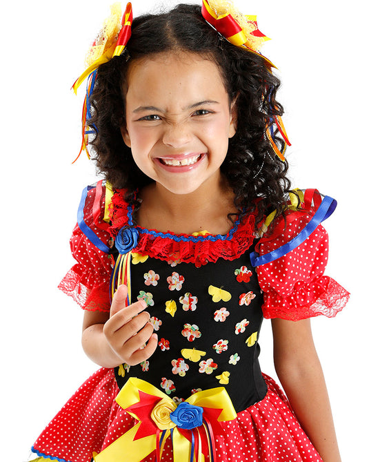 VESTIDO JUNINO ROSELI- INFANTIL