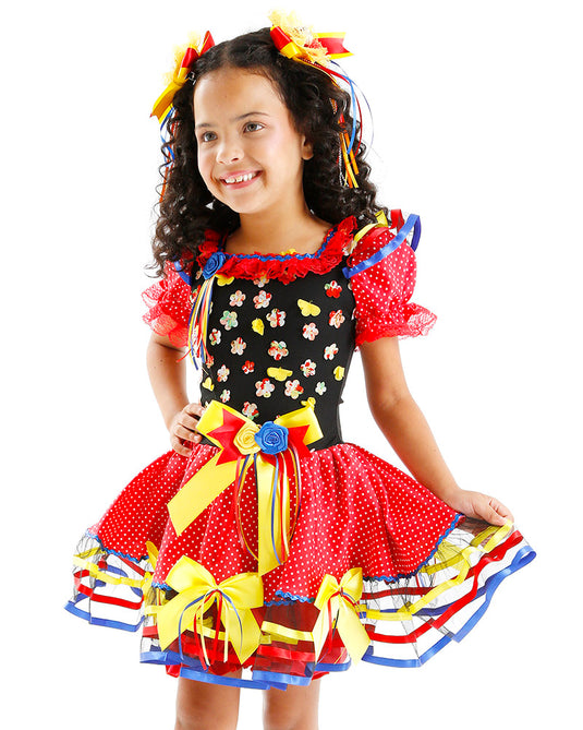 VESTIDO JUNINO ROSELI- INFANTIL