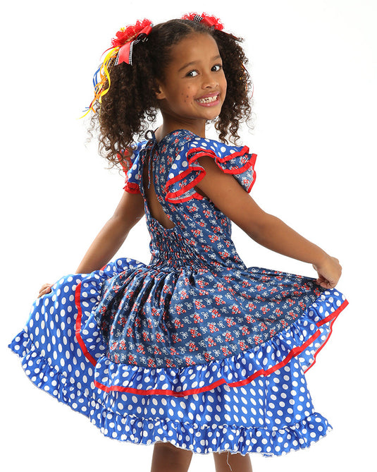 VESTIDO JUNINO SAMANTHA-INFANTIL