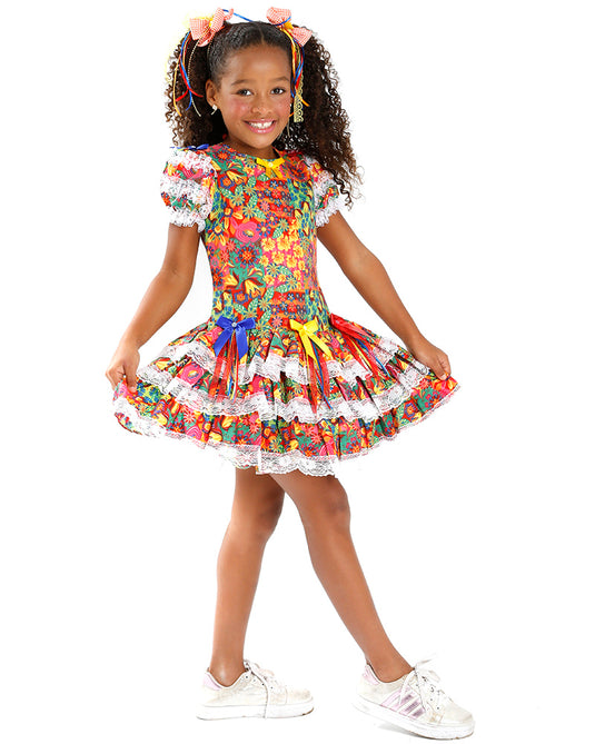 VESTIDO JUNINO SANDY- INFANTIL