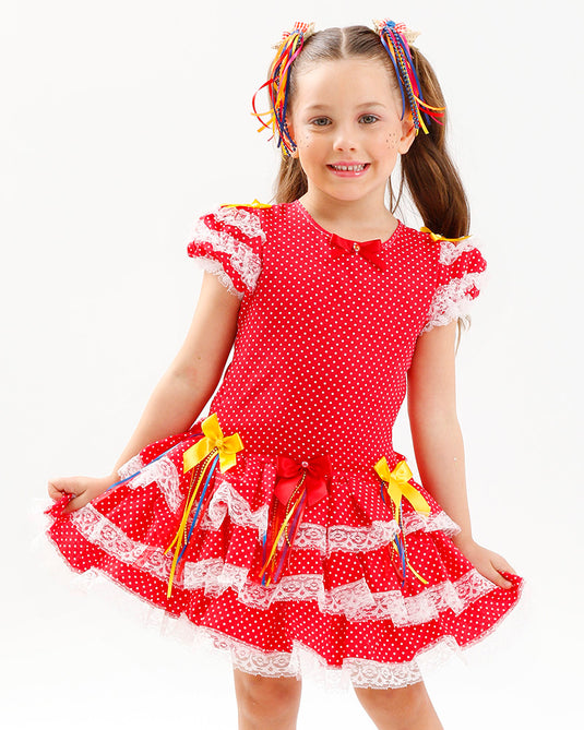 VESTIDO JUNINO SANDY- INFANTIL