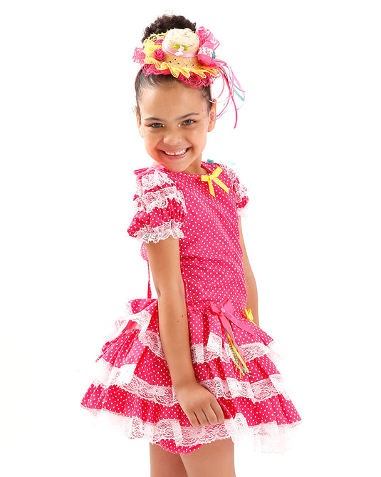 VESTIDO JUNINO SANDY- INFANTIL