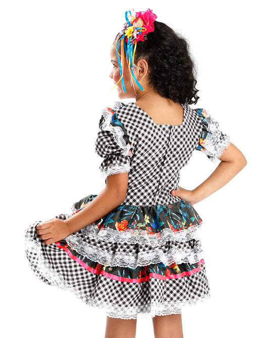 VESTIDO JUNINO SABRINA- INFANTIL