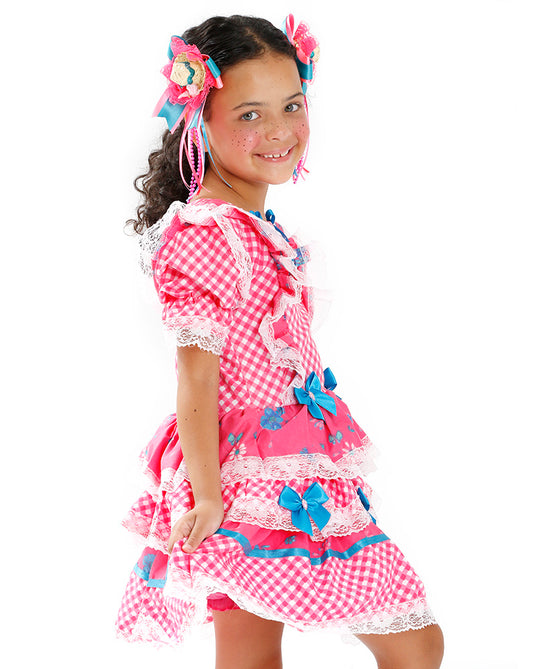 VESTIDO JUNINO SABRINA- INFANTIL