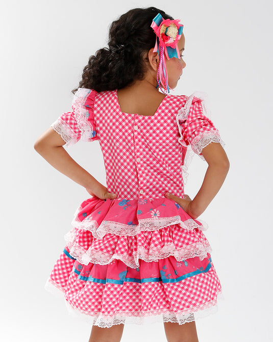 VESTIDO JUNINO SABRINA- INFANTIL