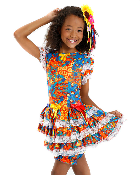 VESTIDO JUNINO SANDY- INFANTIL