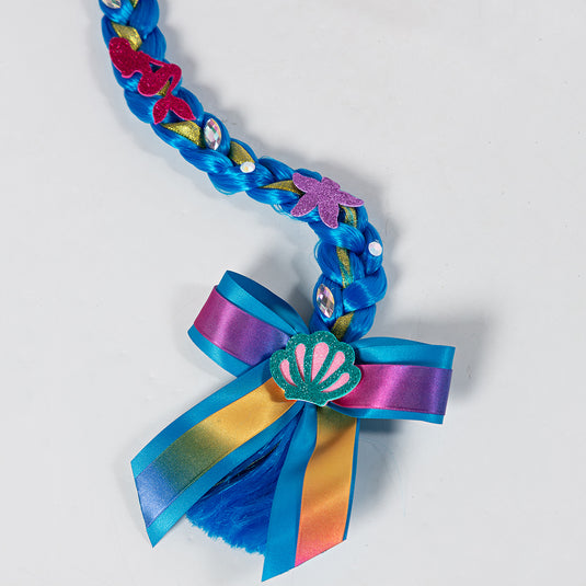 TIARA TRANÇA SEREIA-AZUL