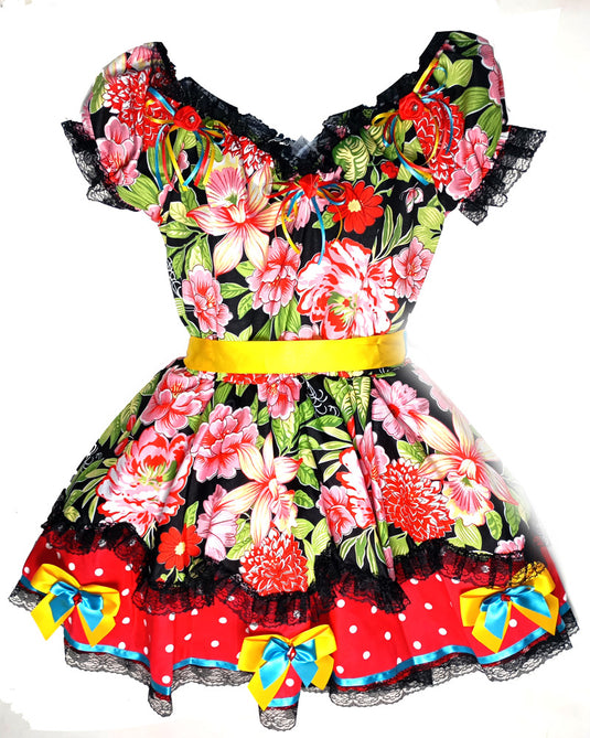 VESTIDO JUNINO VERONY- ADULTO